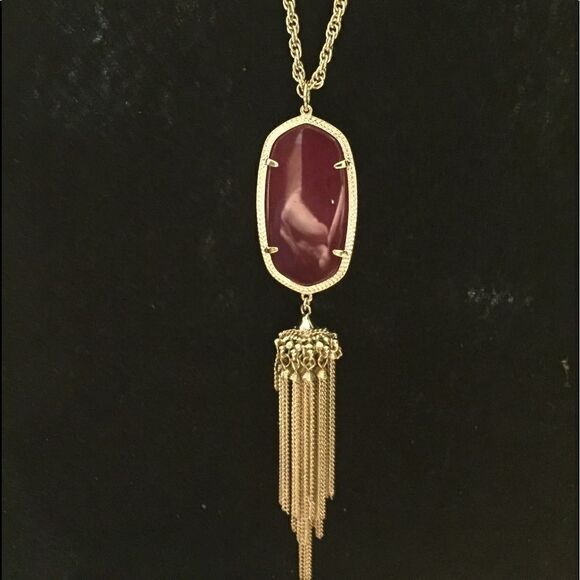 Kendra Scott Gold Vermeil Chain Pendant & Tassel - Picture 12 of 16
